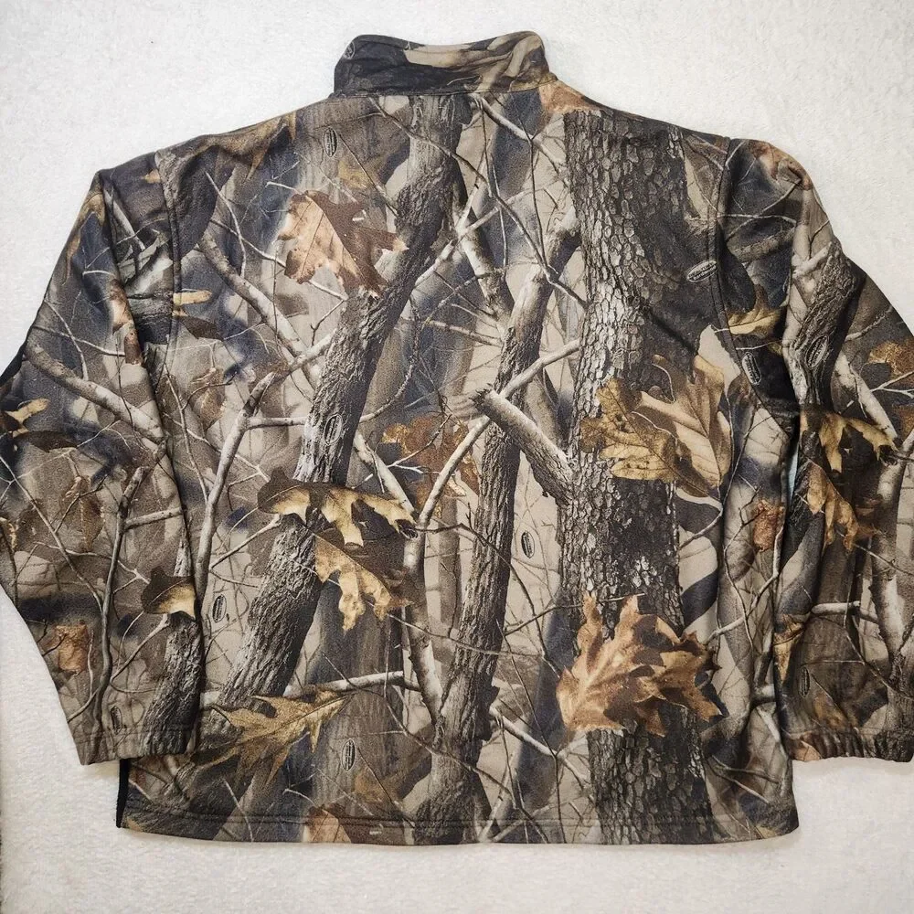 Winchester Men's XL Camouflage Jacket Full Zip Fleece Lined Zip Pockets Hunting